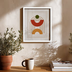 Modern Emblem of Joy Wall Art Frame (AB76)