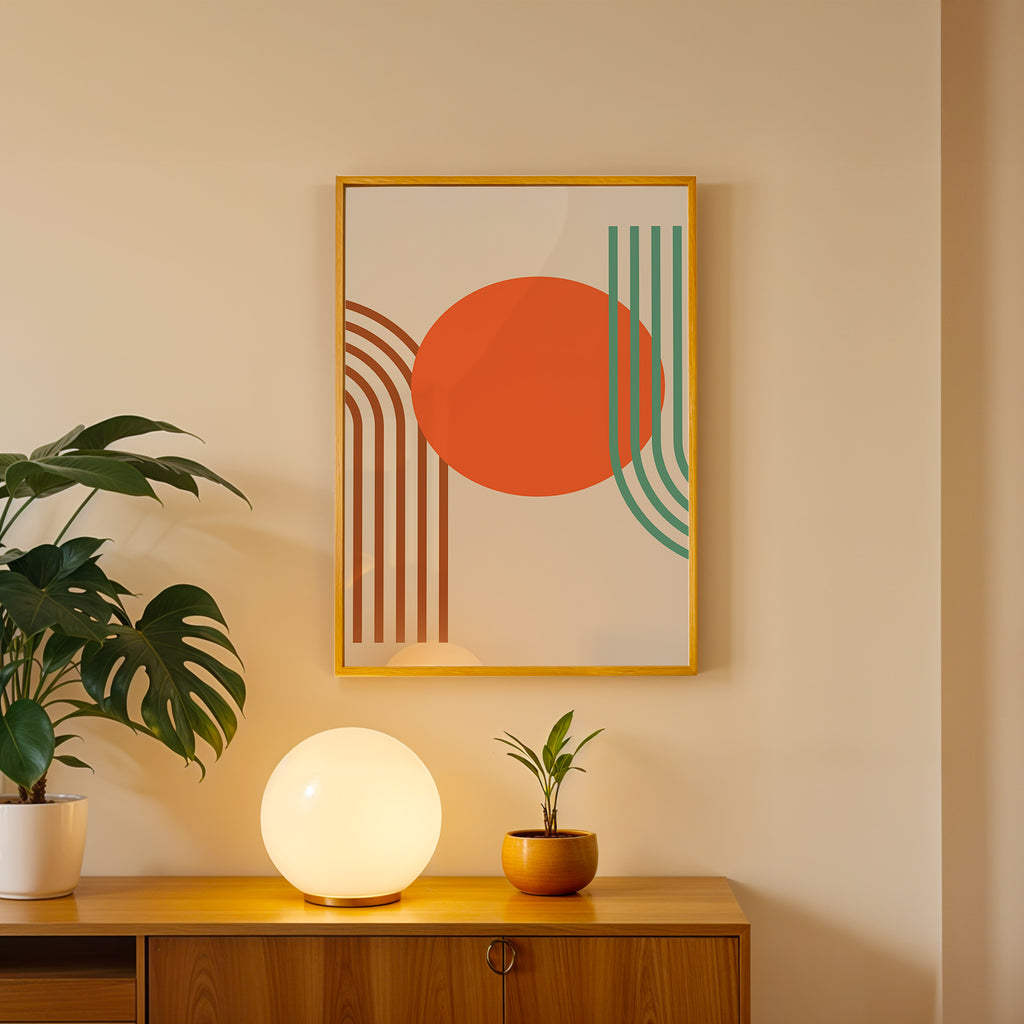 Quiet Solar Abstract Wall Decor (AB77)