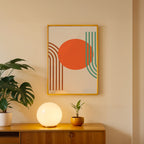 Quiet Solar Abstract Wall Decor (AB77)