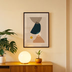 Calm Asymmetry Abstract Art Wall (AB8)