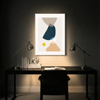 Calm Asymmetry Abstract Art Wall (AB8)