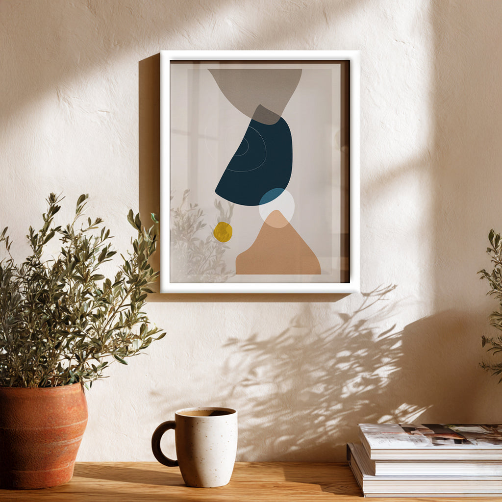 Calm Asymmetry Abstract Art Wall (AB8)