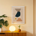 Calm Asymmetry Abstract Art Wall (AB8)