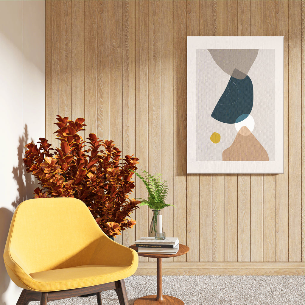 Calm Asymmetry Abstract Art Wall (AB8)