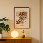 Timeless Floral Arrangement Abstract Art Frame (AB80)