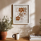 Timeless Floral Arrangement Abstract Art Frame (AB80)
