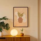 Earthy Still Life Abstract Art Wall (AB81)