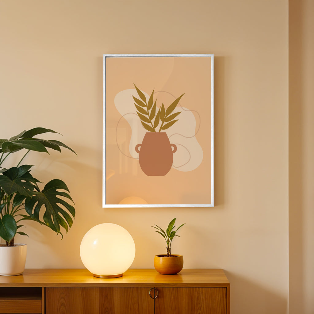 Earthy Still Life Abstract Art Wall (AB81)