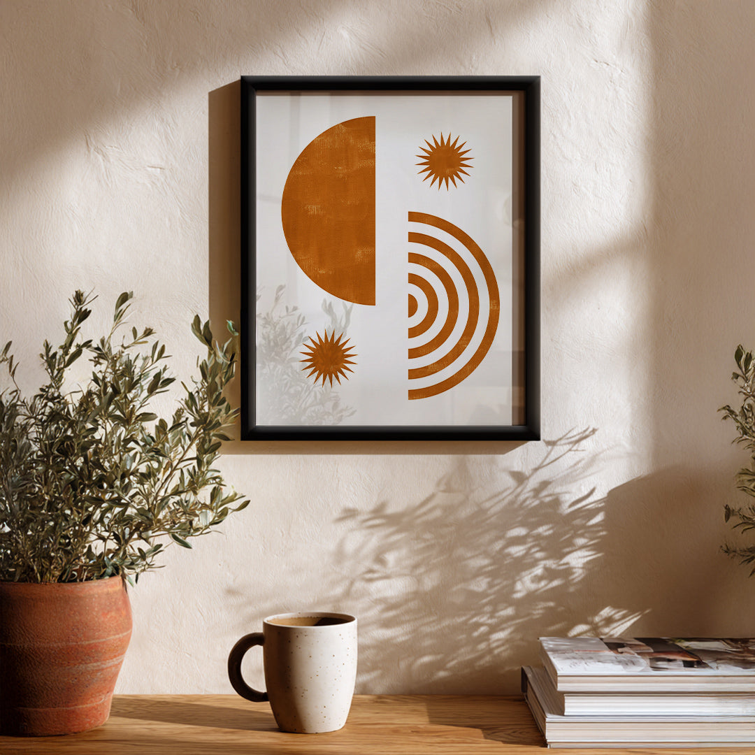 Minimal Sun Path – Contemporary Wall Frame (AB83)