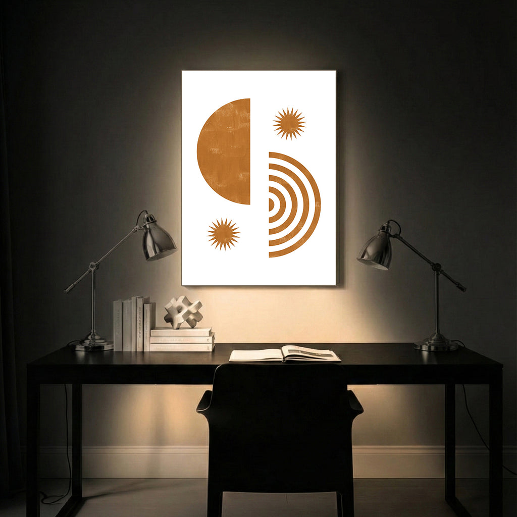 Minimal Sun Path – Contemporary Wall Frame (AB83)