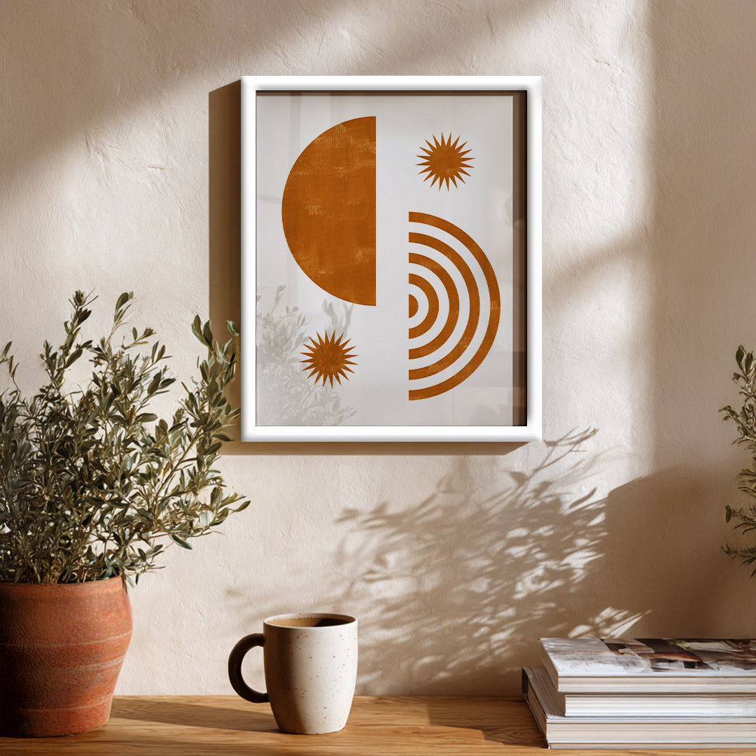 Minimal Sun Path – Contemporary Wall Frame (AB83)