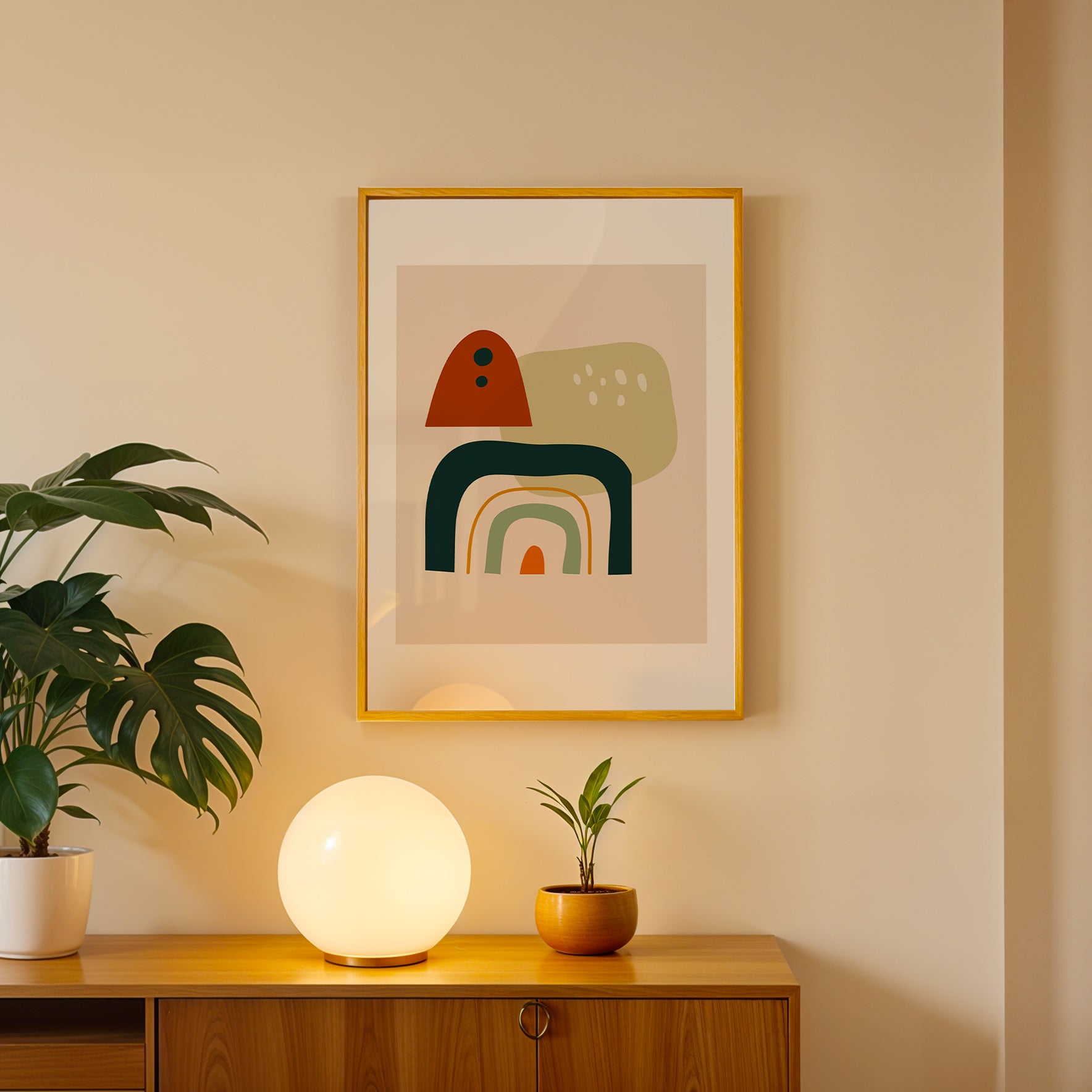 Sun Language Abstract Wall Decor (AB84)