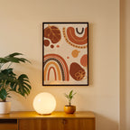 Retro Harmony – Abstract Wall Art Frame (AB85)
