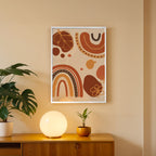 Retro Harmony – Abstract Wall Art Frame (AB85)