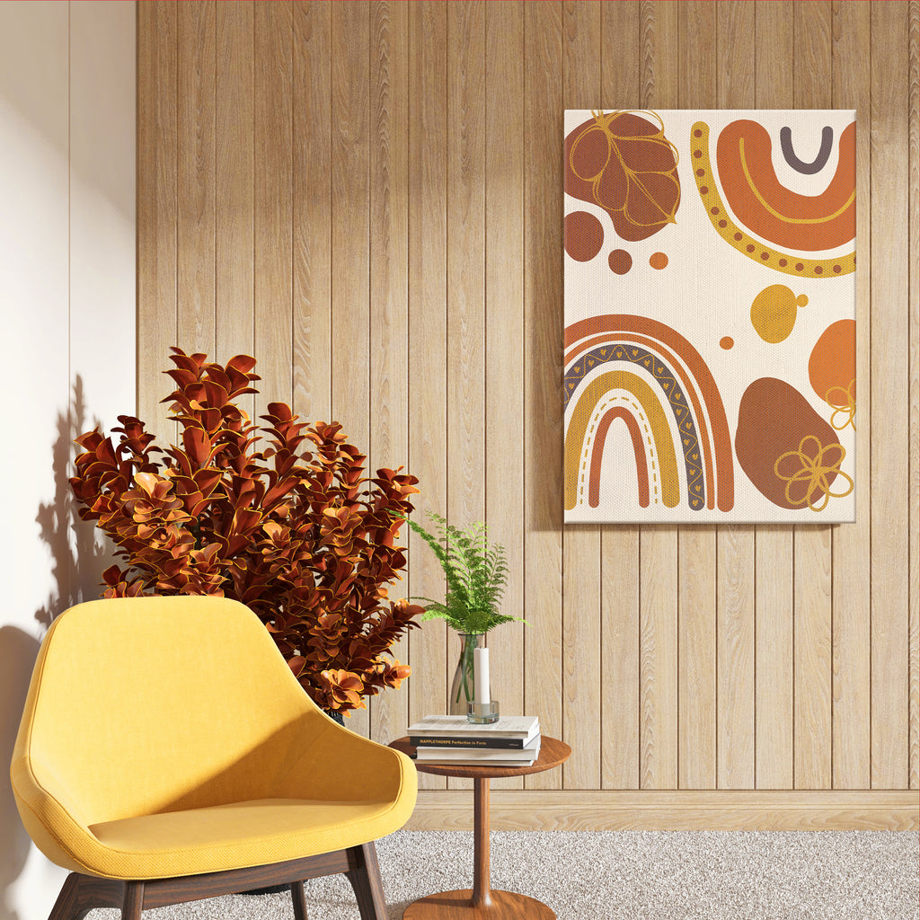 Retro Harmony – Abstract Wall Art Frame (AB85)