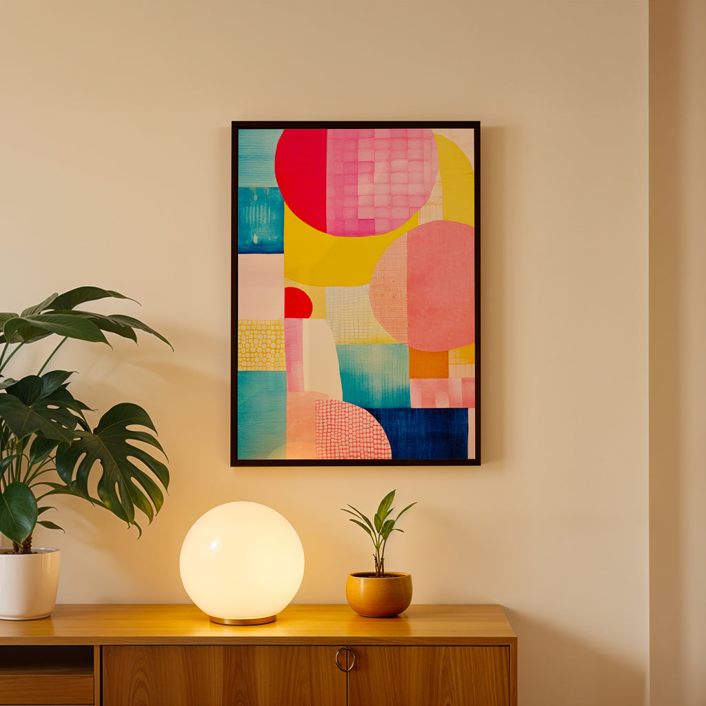 Color Story Abstract Art Frame (AB86)