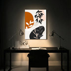Modern Jungle Silhouette Wall Art Frame (AB88)