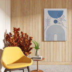 Timeless Blue Balance Abstract Art Frame (AB89)