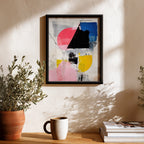 Playful Color Fields Abstract Art Wall (AB9)