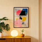 Playful Color Fields Abstract Art Wall (AB9)