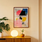 Playful Color Fields Abstract Art Wall (AB9)