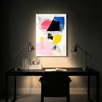 Playful Color Fields Abstract Art Wall (AB9)