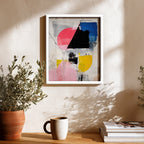 Playful Color Fields Abstract Art Wall (AB9)