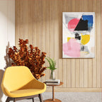 Playful Color Fields Abstract Art Wall (AB9)