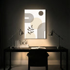 Earth & Leaf Harmony Abstract Art Wall (AB90)