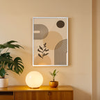 Earth & Leaf Harmony Abstract Art Wall (AB90)