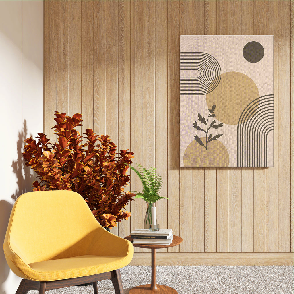 Earth & Leaf Harmony Abstract Art Wall (AB90)