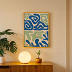 Modern Marine Lines Wall Art Frame (AB92)