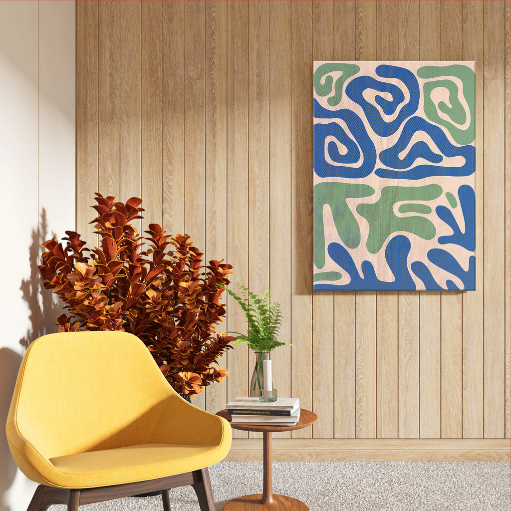 Modern Marine Lines Wall Art Frame (AB92)