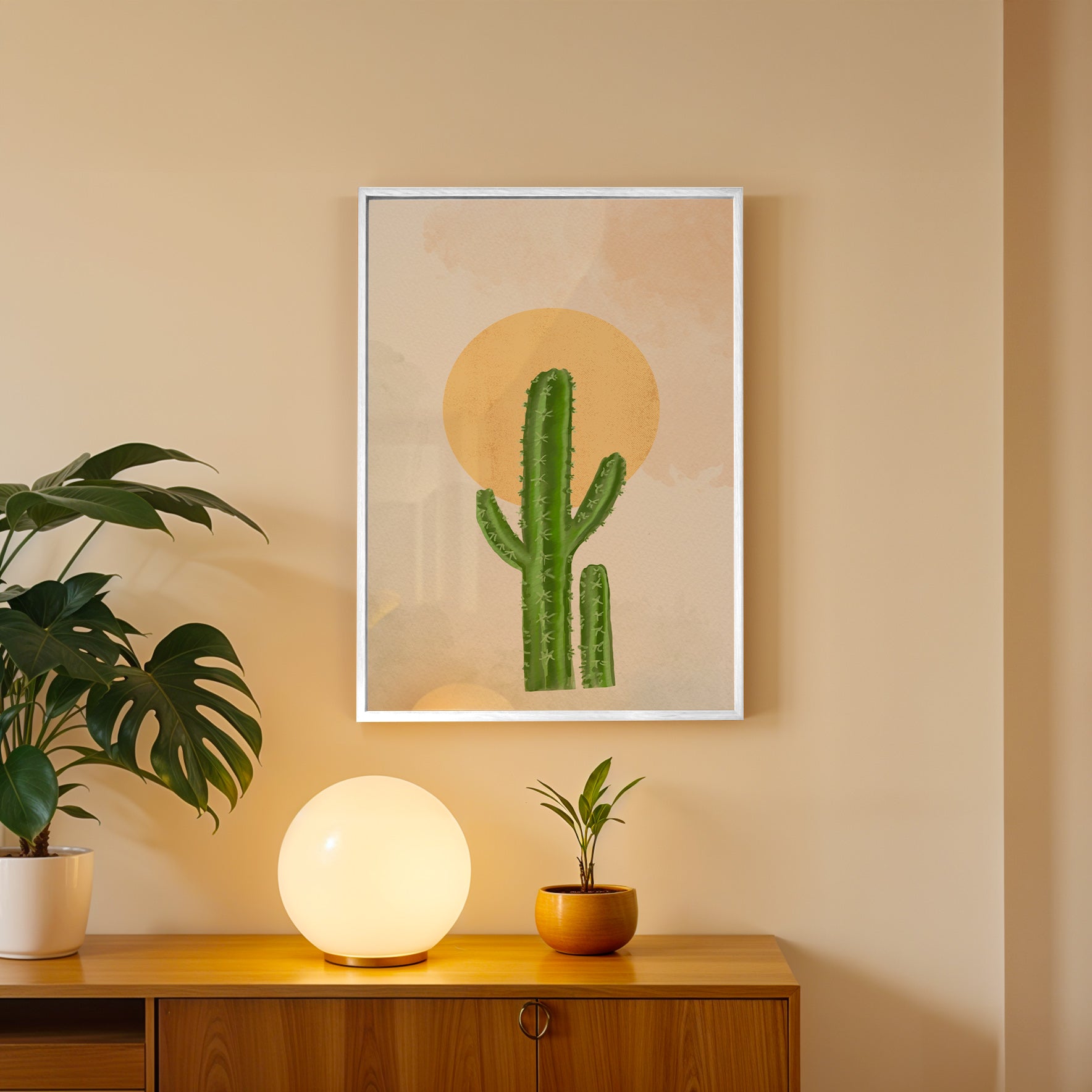 Warm Oasis Abstract Wall Decor (AB93)