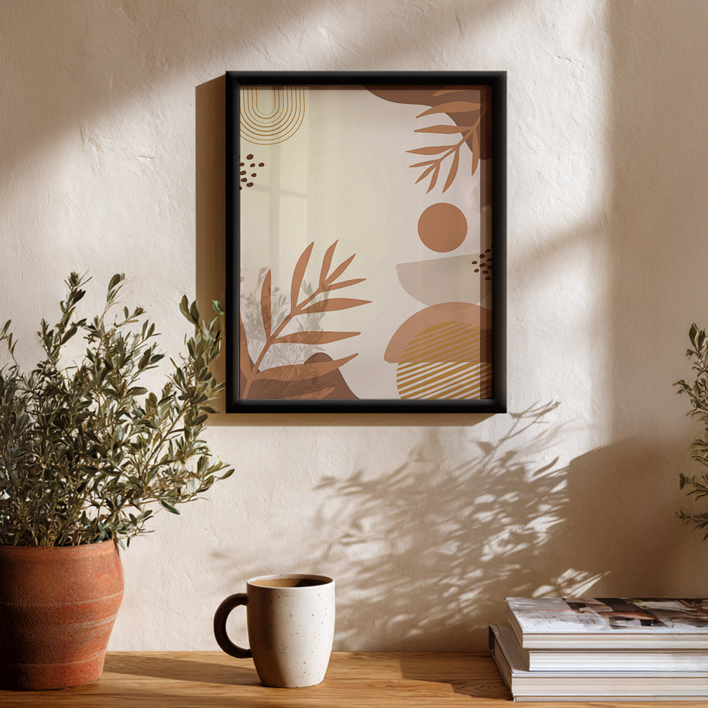 Quiet Earth Gestures Abstract Wall Decor (AB94)