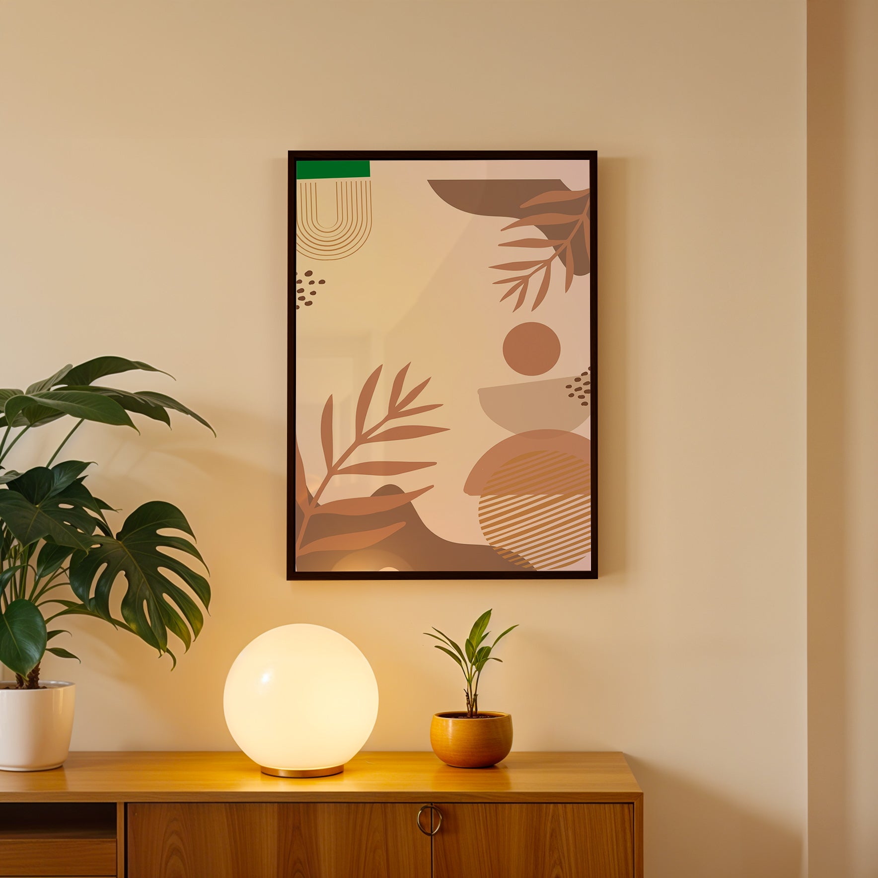 Quiet Earth Gestures Abstract Wall Decor (AB94)