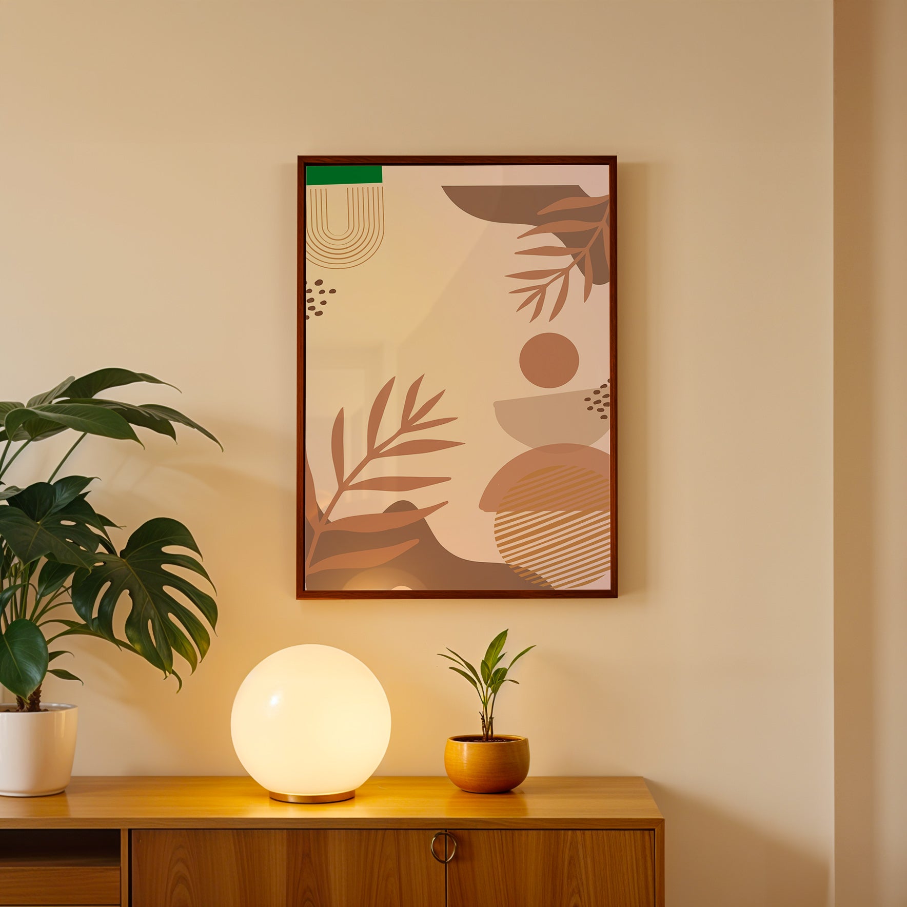 Quiet Earth Gestures Abstract Wall Decor (AB94)