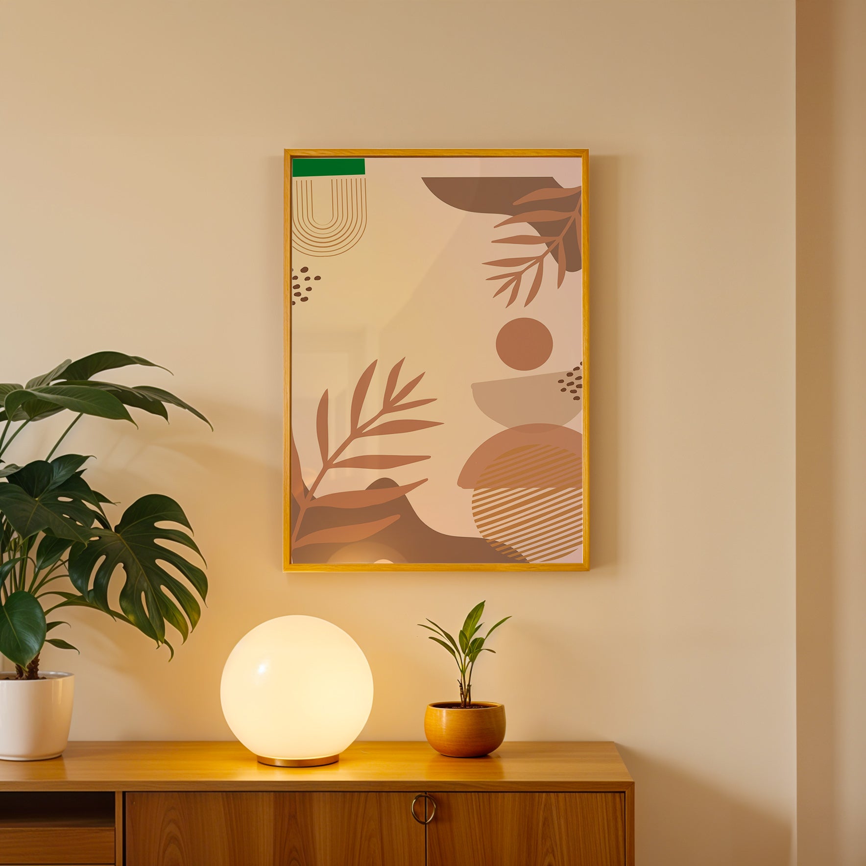 Quiet Earth Gestures Abstract Wall Decor (AB94)