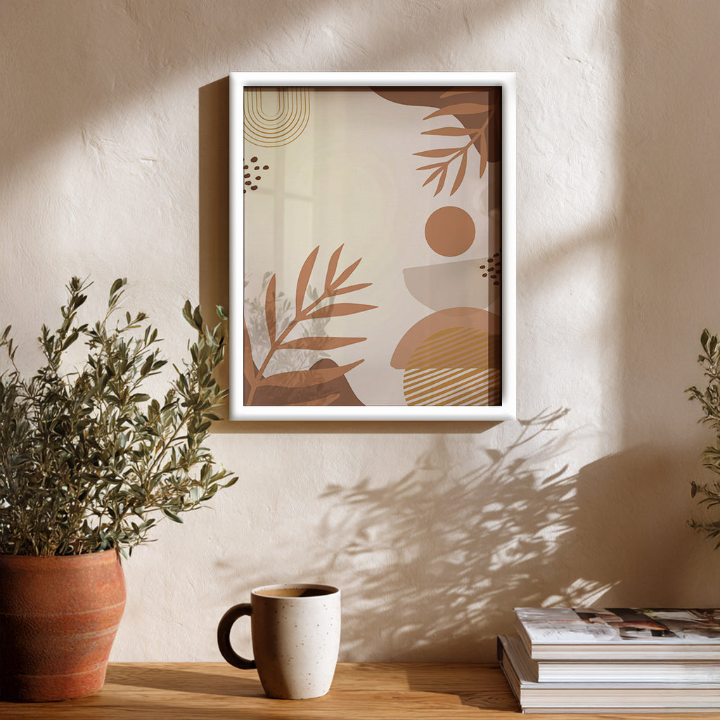 Quiet Earth Gestures Abstract Wall Decor (AB94)