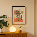 Natural Palm Elegance Abstract Wall Decor (AB95)
