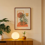 Natural Palm Elegance Abstract Wall Decor (AB95)