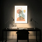 Natural Palm Elegance Abstract Wall Decor (AB95)