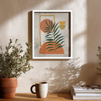 Natural Palm Elegance Abstract Wall Decor (AB95)
