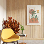 Natural Palm Elegance Abstract Wall Decor (AB95)