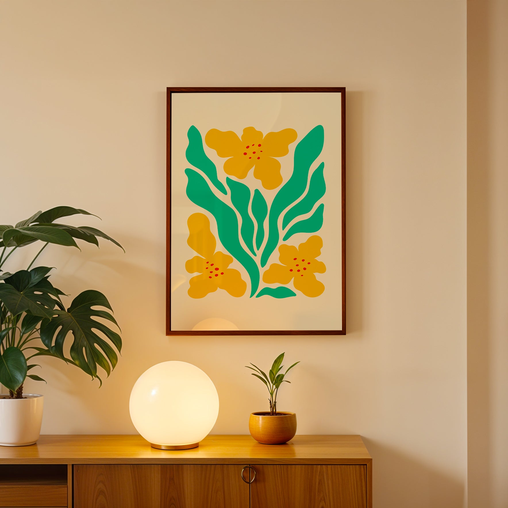 Vibrant Nature Abstract Wall Decor (AB96)