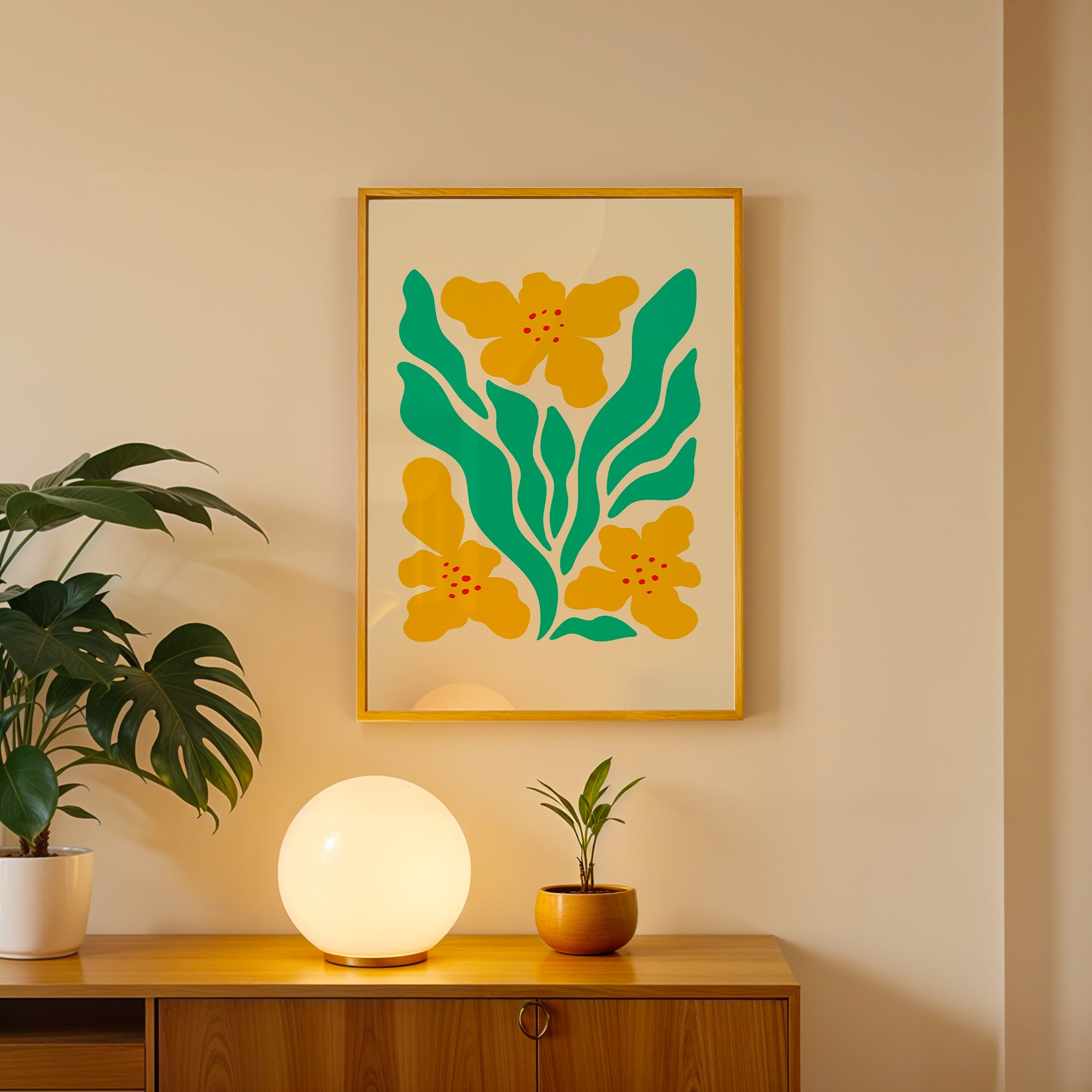 Vibrant Nature Abstract Wall Decor (AB96)