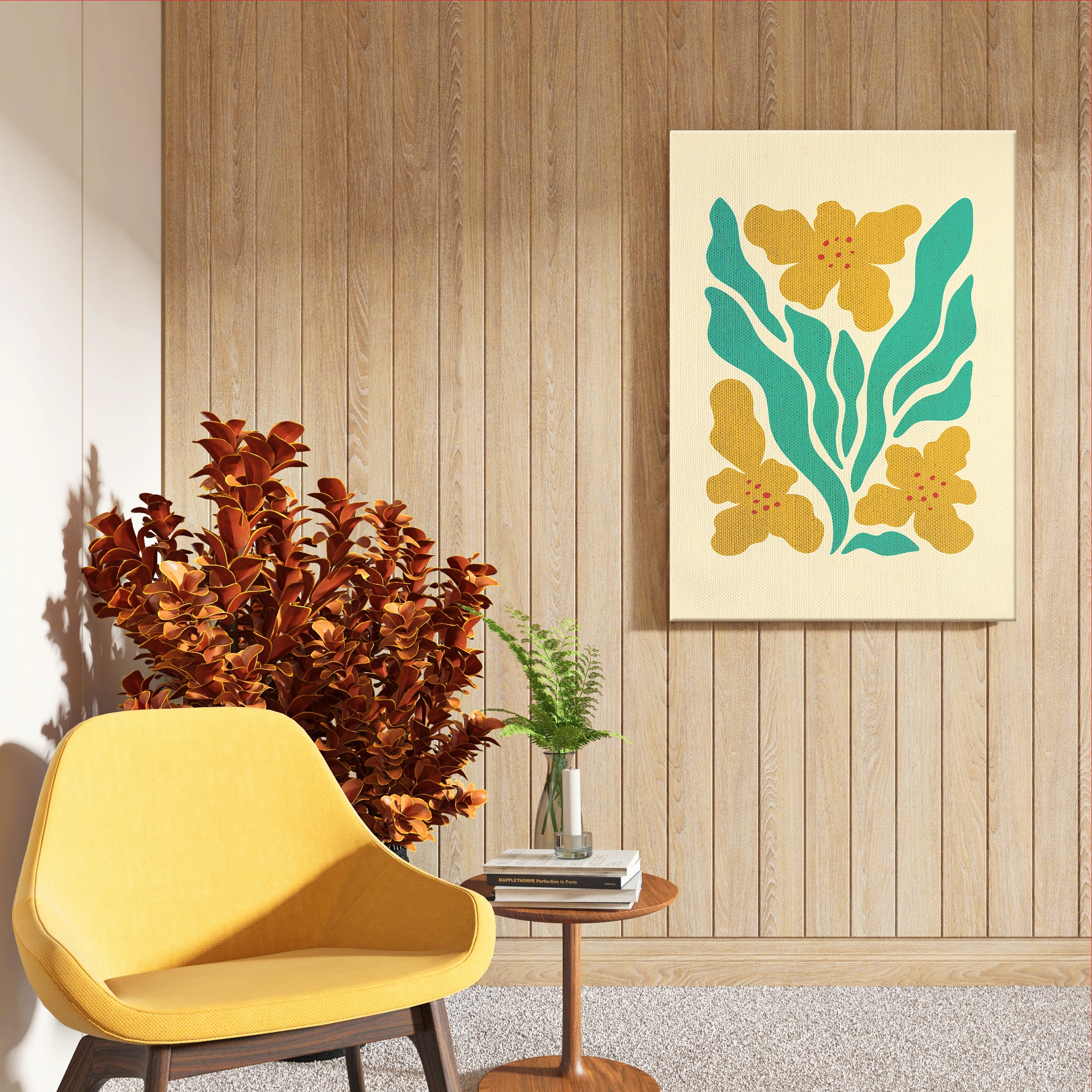 Vibrant Nature Abstract Wall Decor (AB96)