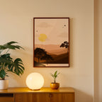 Quiet Hills Abstract Wall Art (AB97)