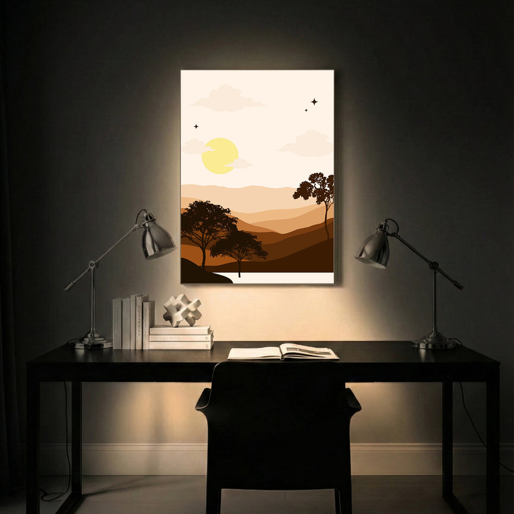 Quiet Hills Abstract Wall Art (AB97)