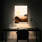 Quiet Hills Abstract Wall Art (AB97)